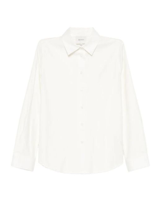 Reformation White Alfie Shirt