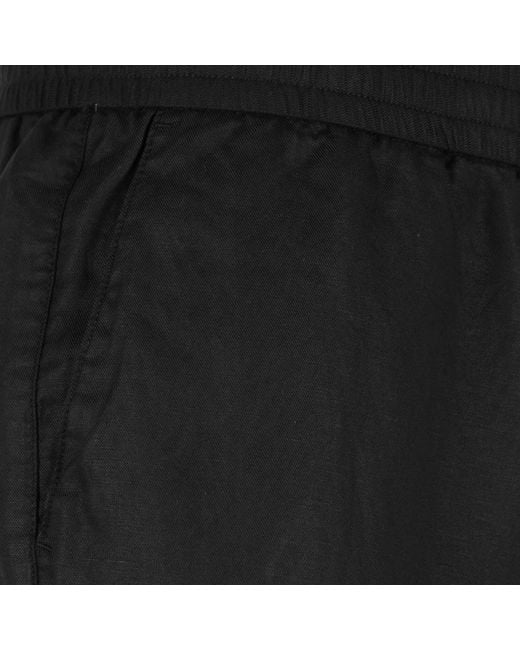 ARMANI EXCHANGE Black Elastic Waist Casual Pants for men