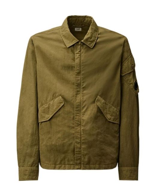C P Company Green Lens Pocket Jacket for men
