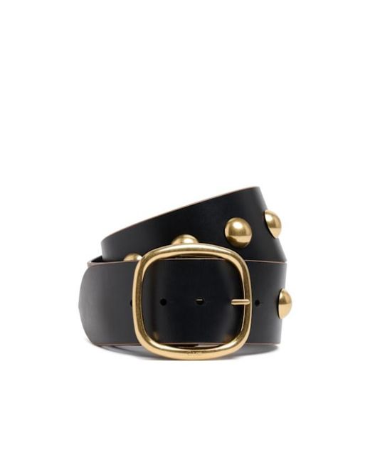 Chloé Black Midnight Buckle Leather Belt