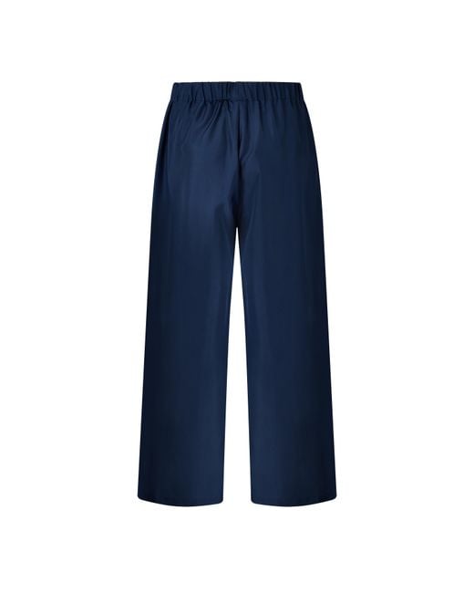 Weekend by Maxmara Blue Simple Straight-Leg Pants