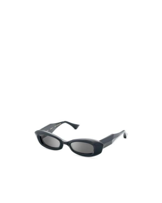 Dita Eyewear White Aeova Butterfly-Frame Sunglasses