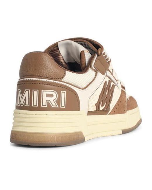 Amiri Natural Ma Skyline Lace-Up Sneakers for men