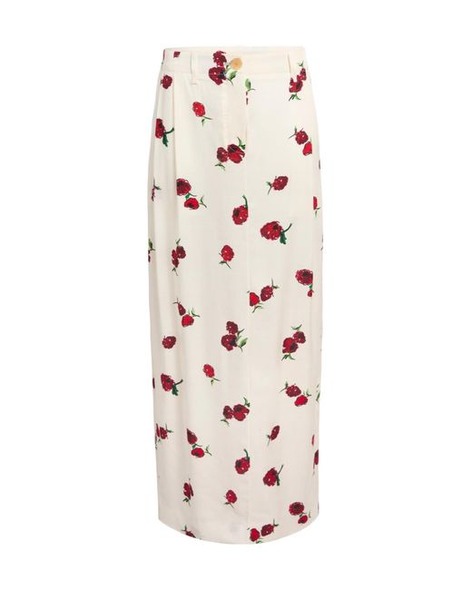 Khaite Pink Lucian Skirt