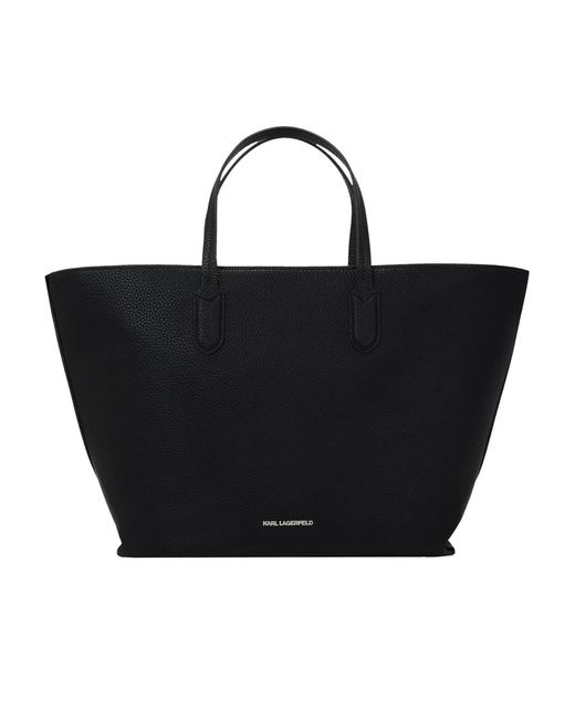 Karl Lagerfeld Black Iconic Tote Bag