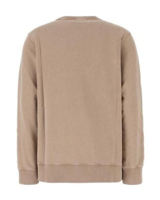 Fendi Natural Ff Long Sleeved Crewneck Sweatshirt