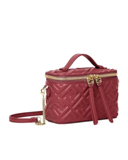 Fendi Multicolor Vanity Ff-Motif Mini Crossbody Bag