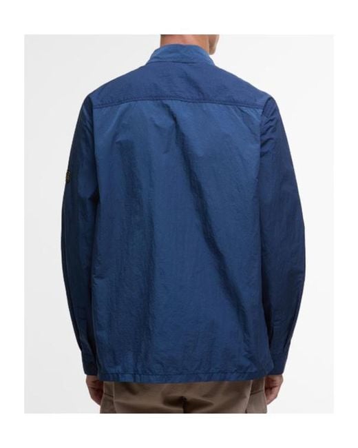 Barbour Blue Shirt-Style Casual Jacket for men