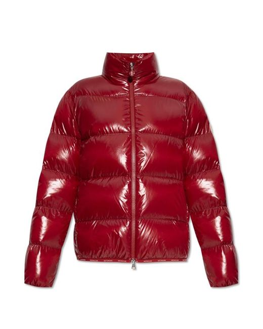 Moncler Red Down Jacket "Abbadia"