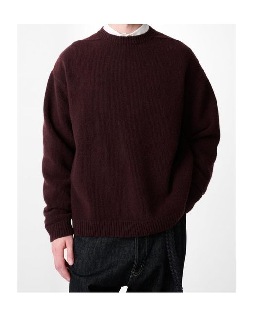 Studio Nicholson Purple Long-Sleeved Sweater for men