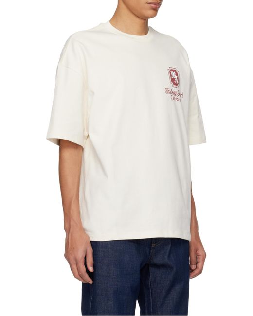 Amiri White Logo-Printed Crewneck T-Shirt for men