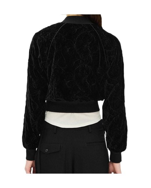 Ann Demeulemeester Black Arya Bomber Jacket
