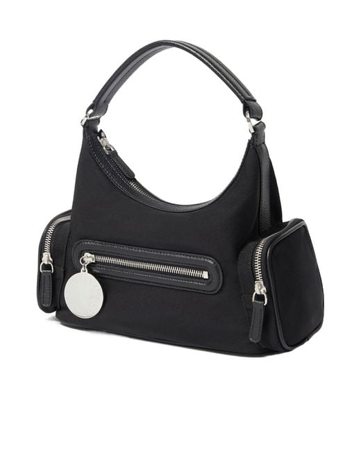 Stella McCartney Black Pocket Detailed Shoulder Bag