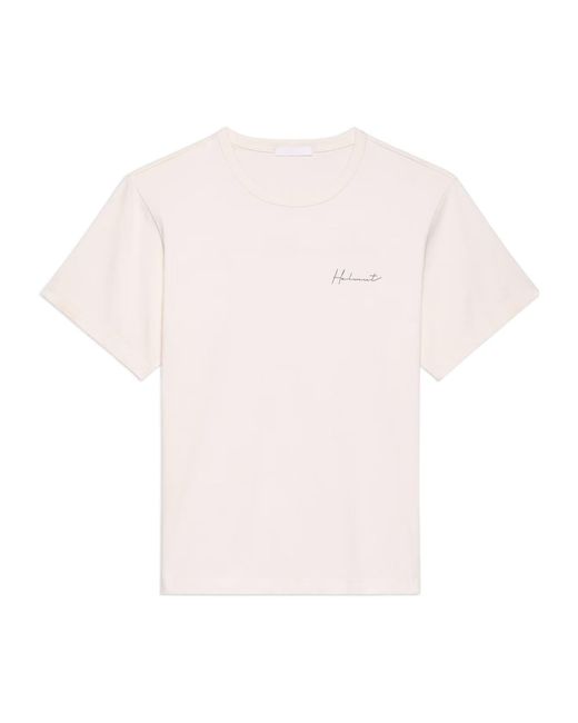 Helmut Lang Pink Short Sleeve T-Shirt for men