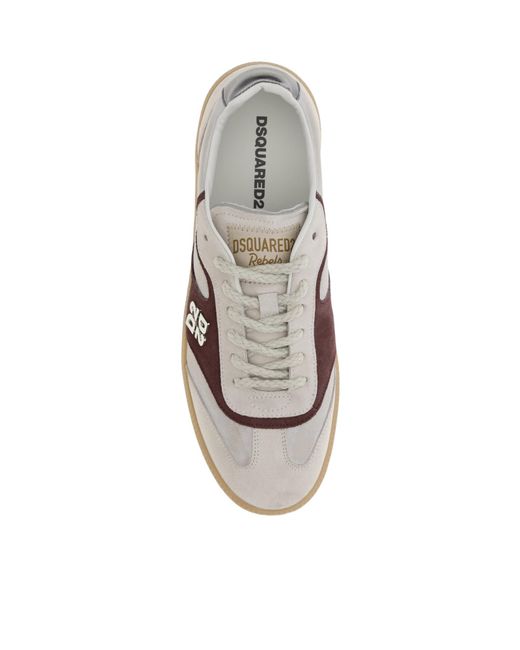 DSquared² Multicolor Logo Detail Low-Top Sneakers for men