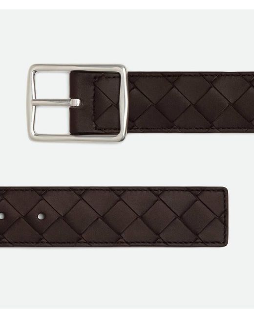 Bottega Veneta White Reverso Belt for men