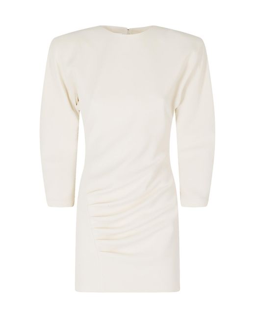 ANDAMANE White Long-Sleeved Dress