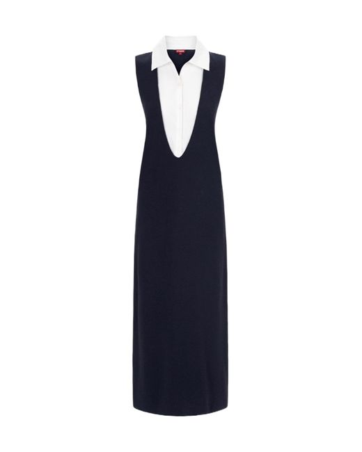 Staud Blue Sleeveless Dress