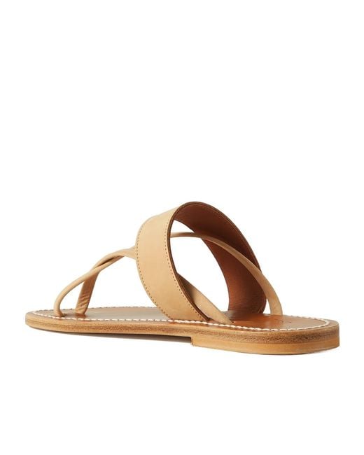 K. Jacques Brown Nubuck Sandals