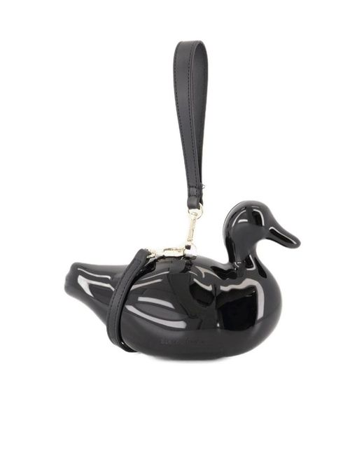 Simone Rocha Black Duck Clutch Bag