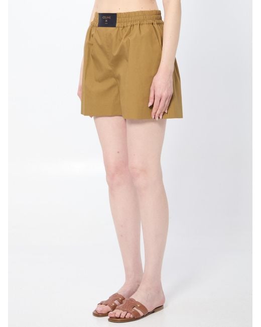 Céline Natural Shorts