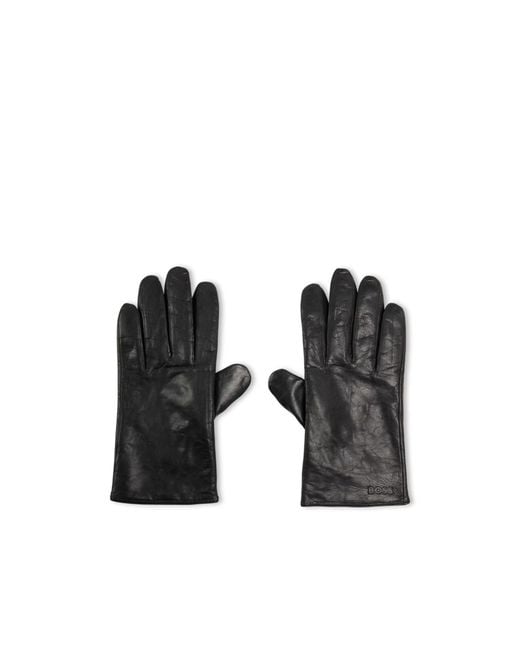 Boss Black Gioli Fleece Gloves for men