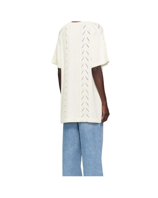 Loulou de Saison White Arman Knit Dress