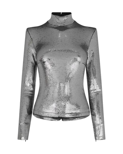Balenciaga Gray Long-Sleeve Shirt