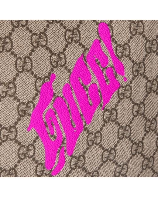 Gucci Pink Small Pouch With Print for men