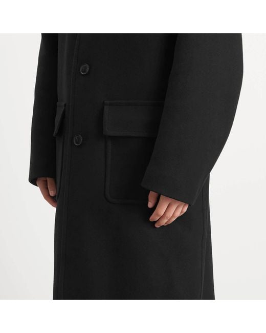 Dries Van Noten Black Long-Sleeved Coat for men