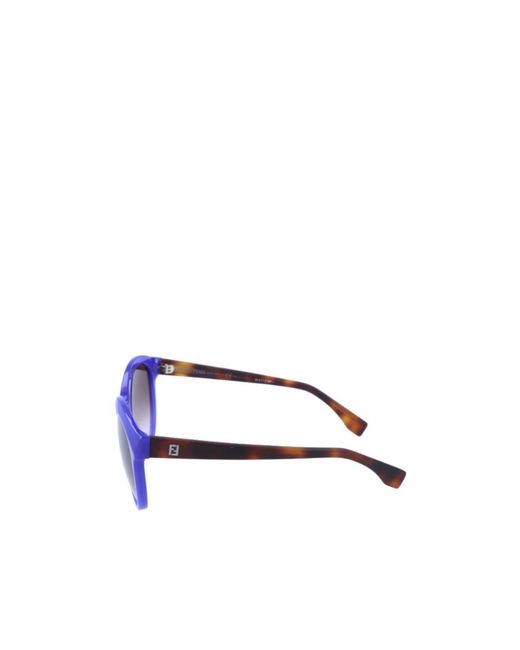Fendi Purple Round Sunglasses