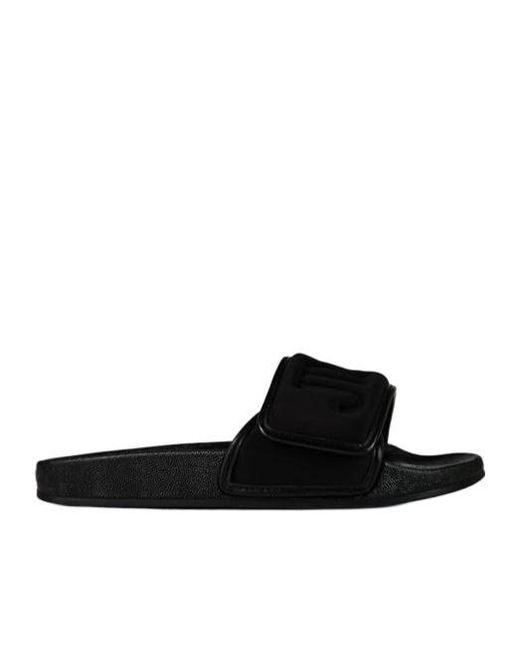 Jimmy Choo Black Lycra Fitz/F Sliders