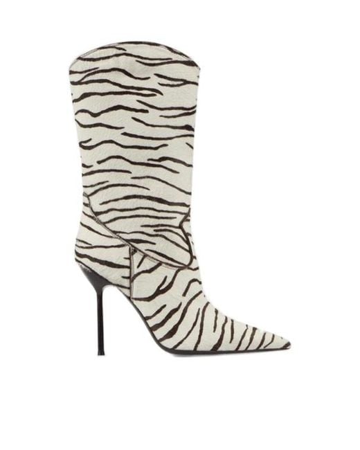 Paris Texas White Lidia Western Boots