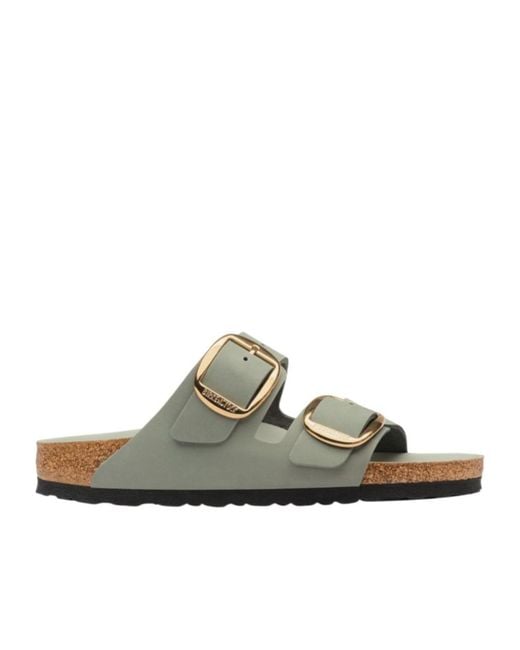 Birkenstock Green Arizona Big Buckle