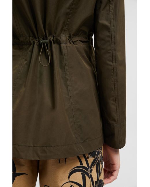 Moncler Green Leandro Logo Patch Hooded Jacket