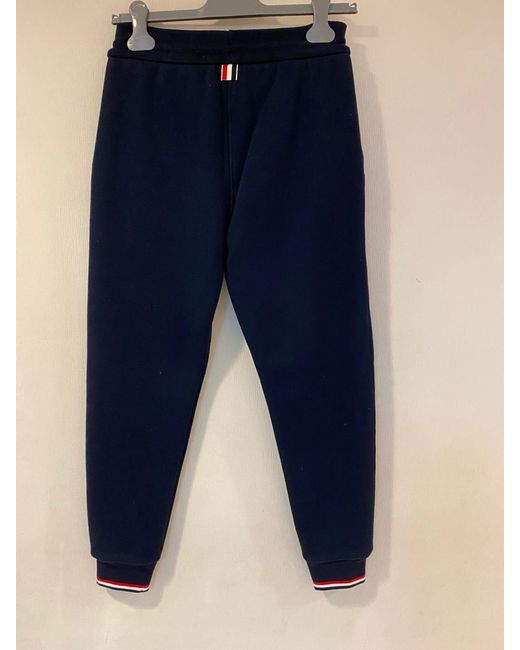 Thom Browne Blue Casual Sweatpants for men