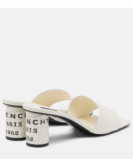 Givenchy White Tape High-Heeled Sandals