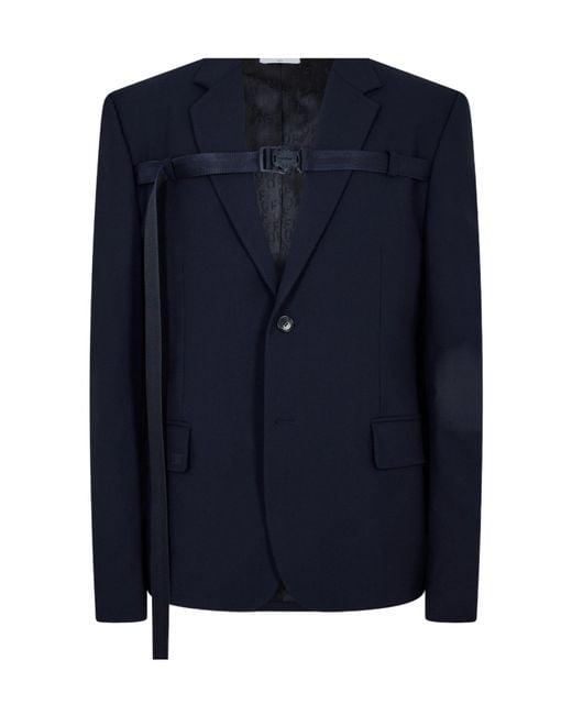Off-White c/o Virgil Abloh Blue Blazer for men