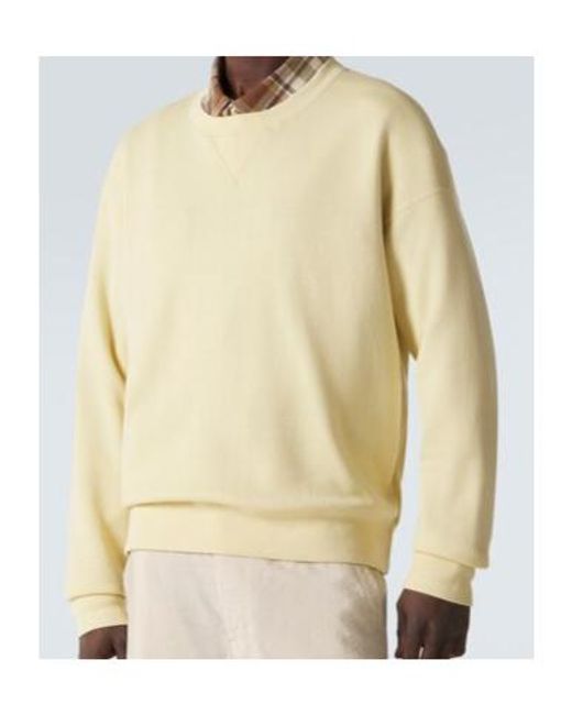 Visvim Natural Jumbo Wool And Cotton Sweatshirt for men