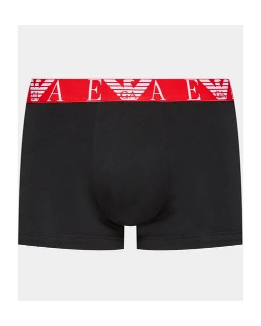 Emporio Armani White Logo-Print Boxers Set for men