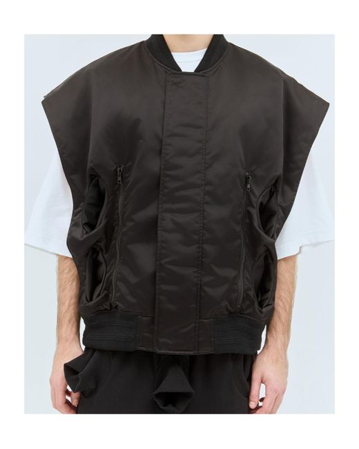 Walter Van Beirendonck Black Long-Sleeved Casual Jacket for men