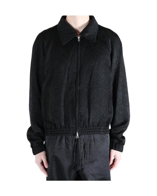 Dries Van Noten Black Zipper Jacket for men