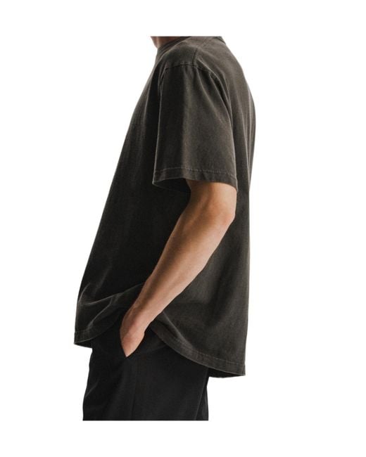 The Row Black Crew Neck T-Shirt for men