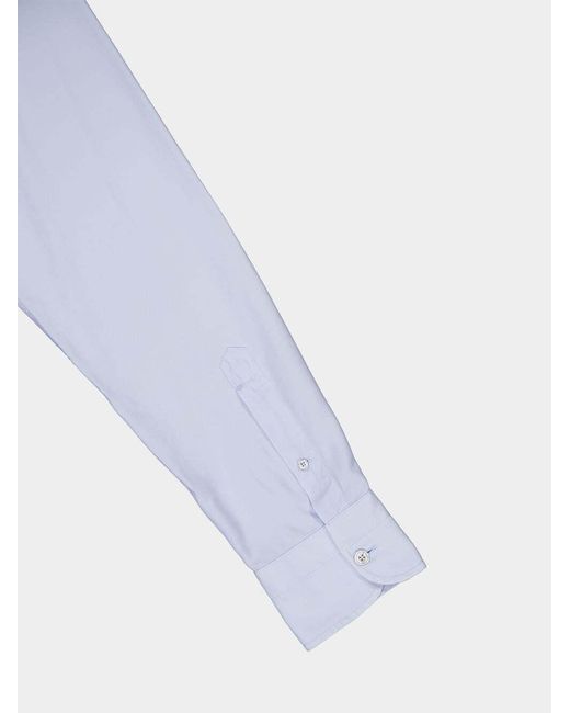 Tom Ford Blue Long-Sleeved Button-Up Shirt for men