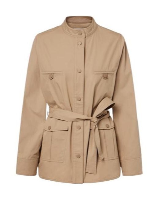 Yves Salomon Natural Lightweight Cotton Jacket