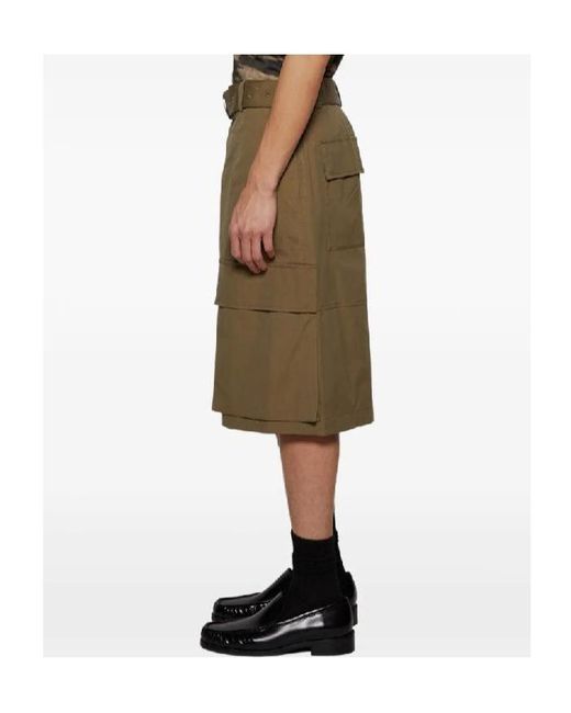 Jil Sander Brown 146 Shorts for men
