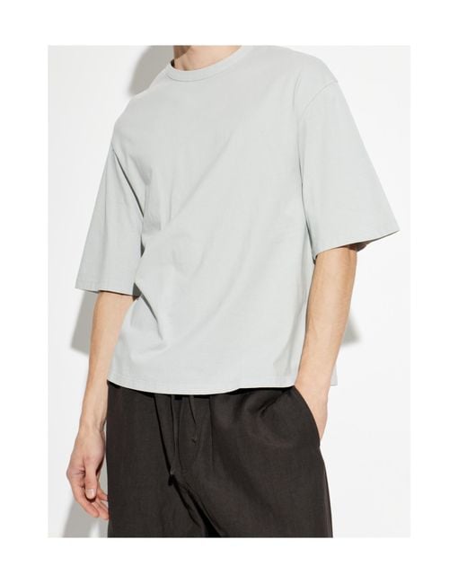 Officine Generale White Officine Générale Riham Oversized T-Shirt for men