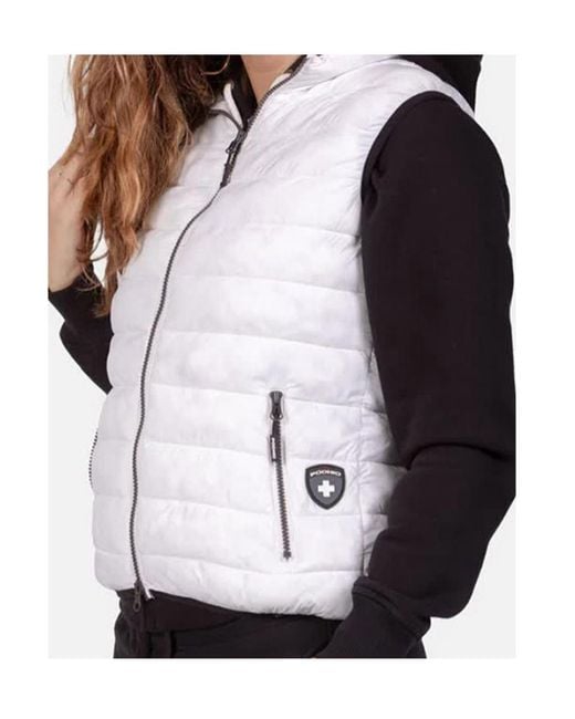 PODHIO White Quilted Vest