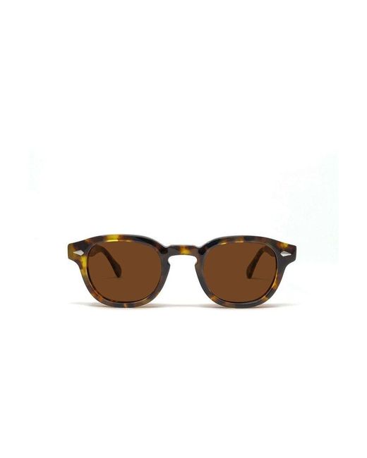 Moscot Brown 100 Acetate 100 Metal Occhiali Da Sole for men