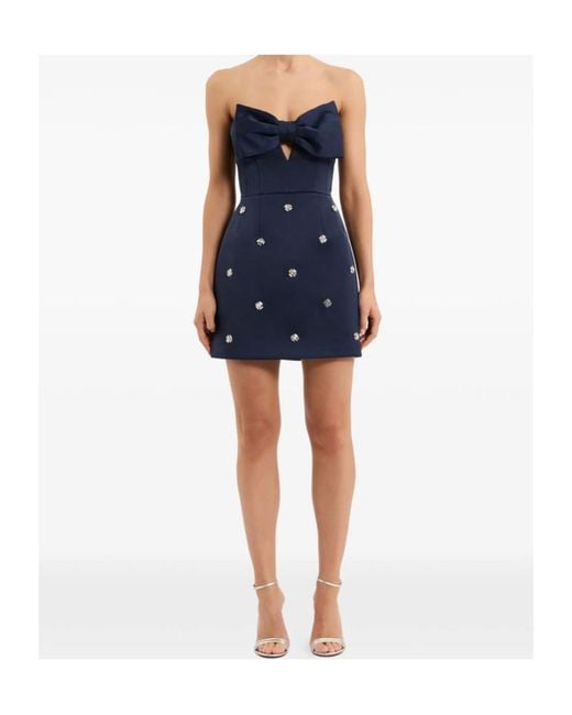 Rebecca Vallance Blue Ayla Mini Dress